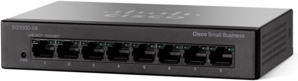 Cisco Small Business Switch 8 Ports 10/100 Unmanaged (SF100D-08-UK)