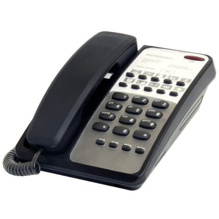 Interquartz 9281 Voyager Hotel Phone Black (9281N)