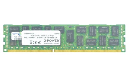 HP 8GB (1*8GB) 2RX4 PC3-10600R DDR3-1333MHZ RDIMM (500662-B21B)